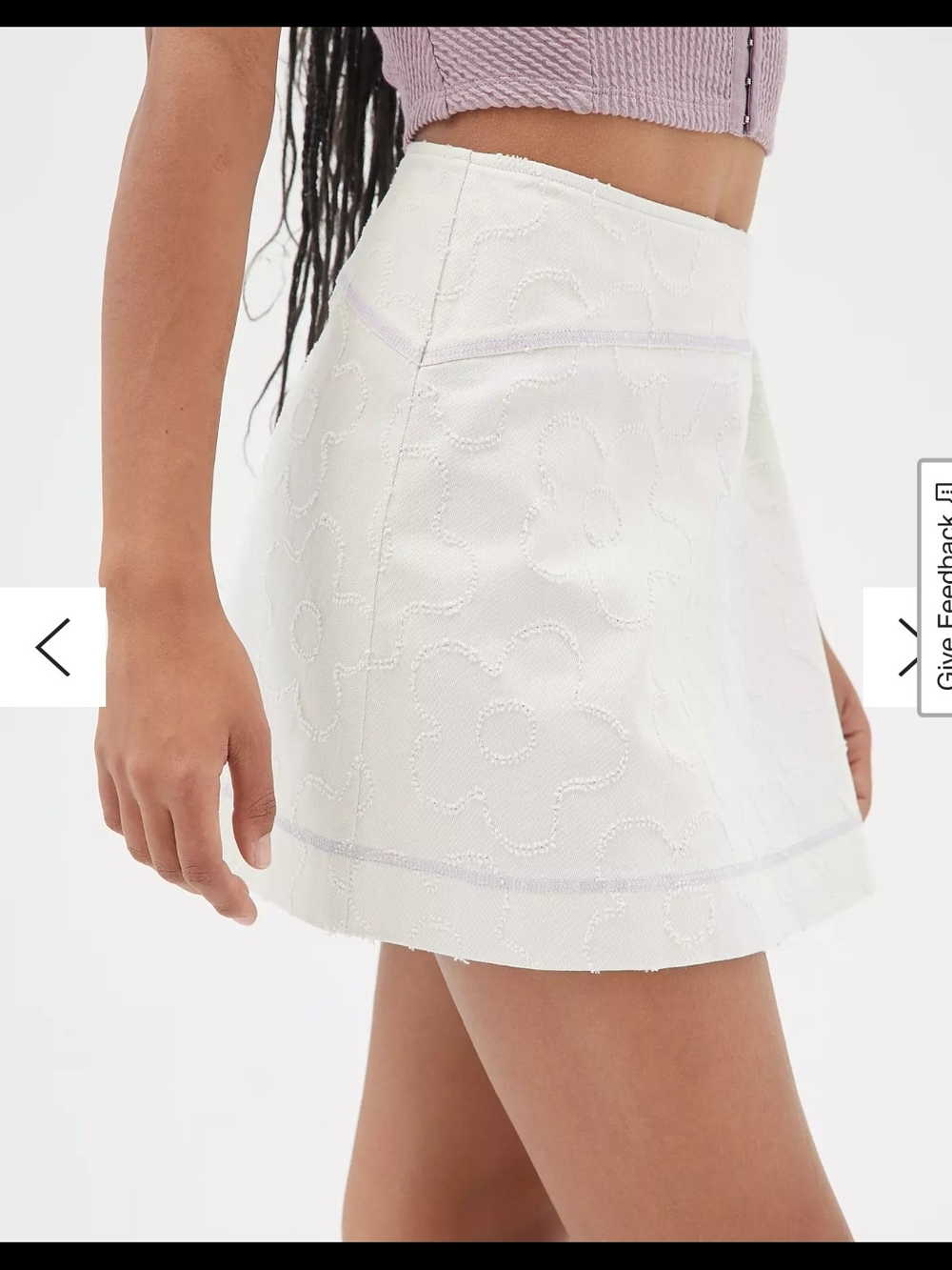 Urban Outfitters Skirt In Sunny Distressed Denim Mini Skirt Size S - Picture 3 of 9